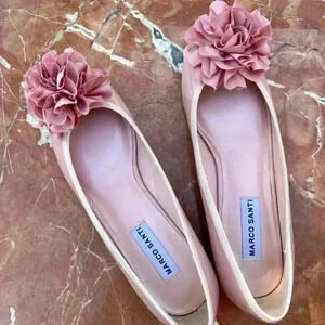 Marco Santi blush flats size 7 gorgeous
